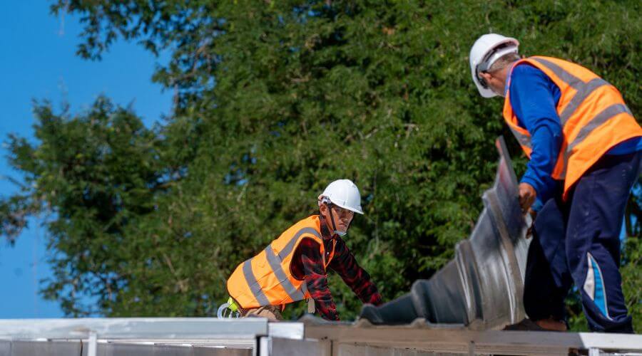 Professional metal roof installation in Hyannis Port, MA